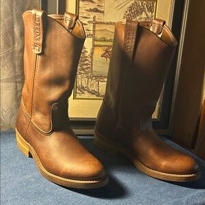 RARE Vintage Red Wing Pecos 1155 western Heritage Nailseat pull on boots.